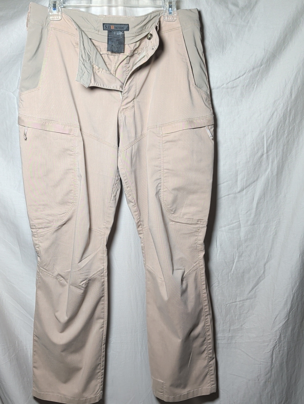 5.11 Tactical Men’s Khaki/Tan Cargo Pants Durable Utility Work Outdoor Wear